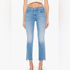 MOTHER jeans The Insider Crop Step Fray